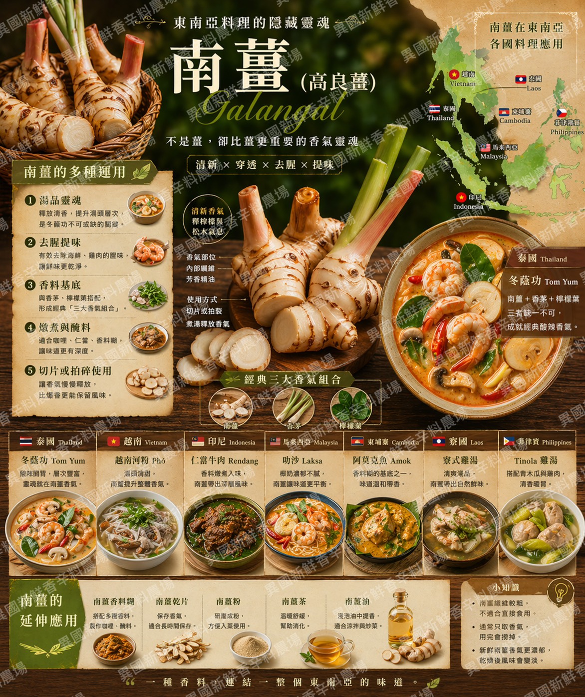 南薑/高良薑/Riềng nếp /ข่า / Lengkuas