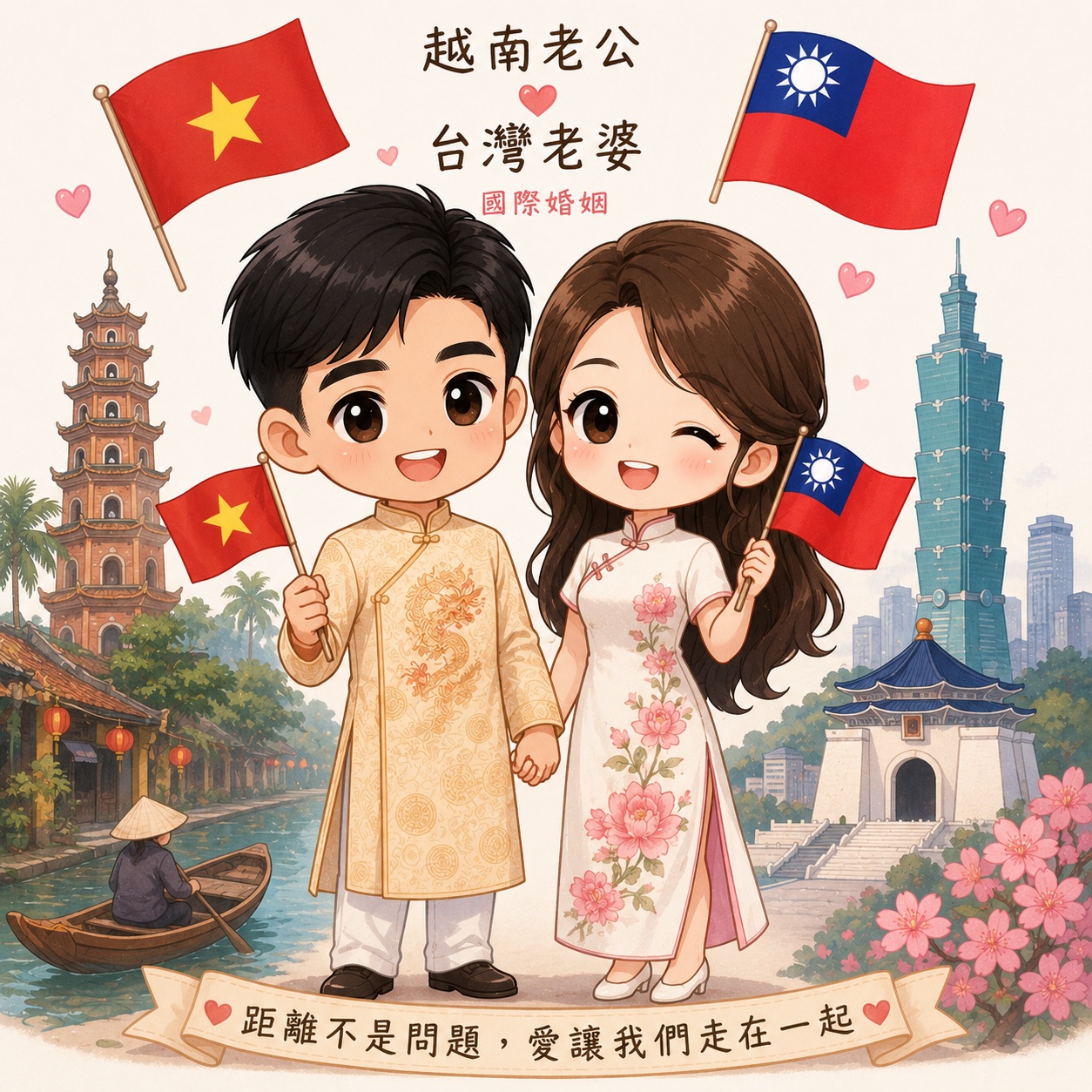 台灣女性嫁給來台灣工作的越南外勞／移工！？ 